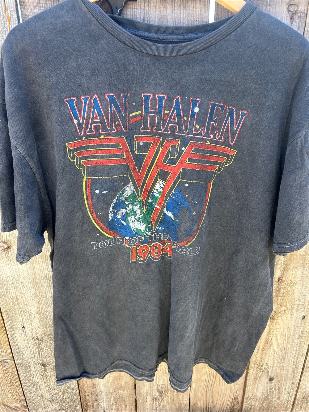Fashion Nova Black Van Halen 1984 Graphic Tee